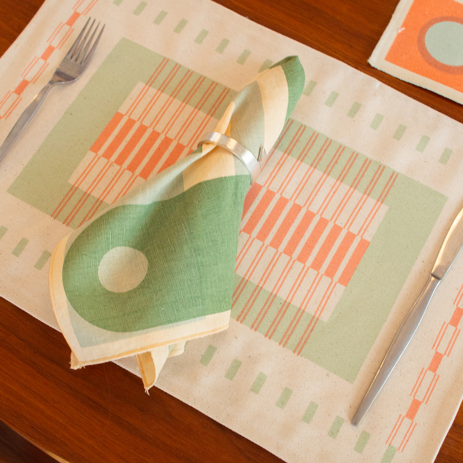 The Connection Collection Napkins (Set of 2)- Forest Green