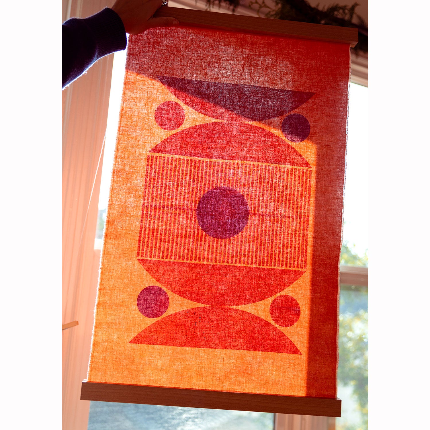 “Solar Loom" Wall Hanging