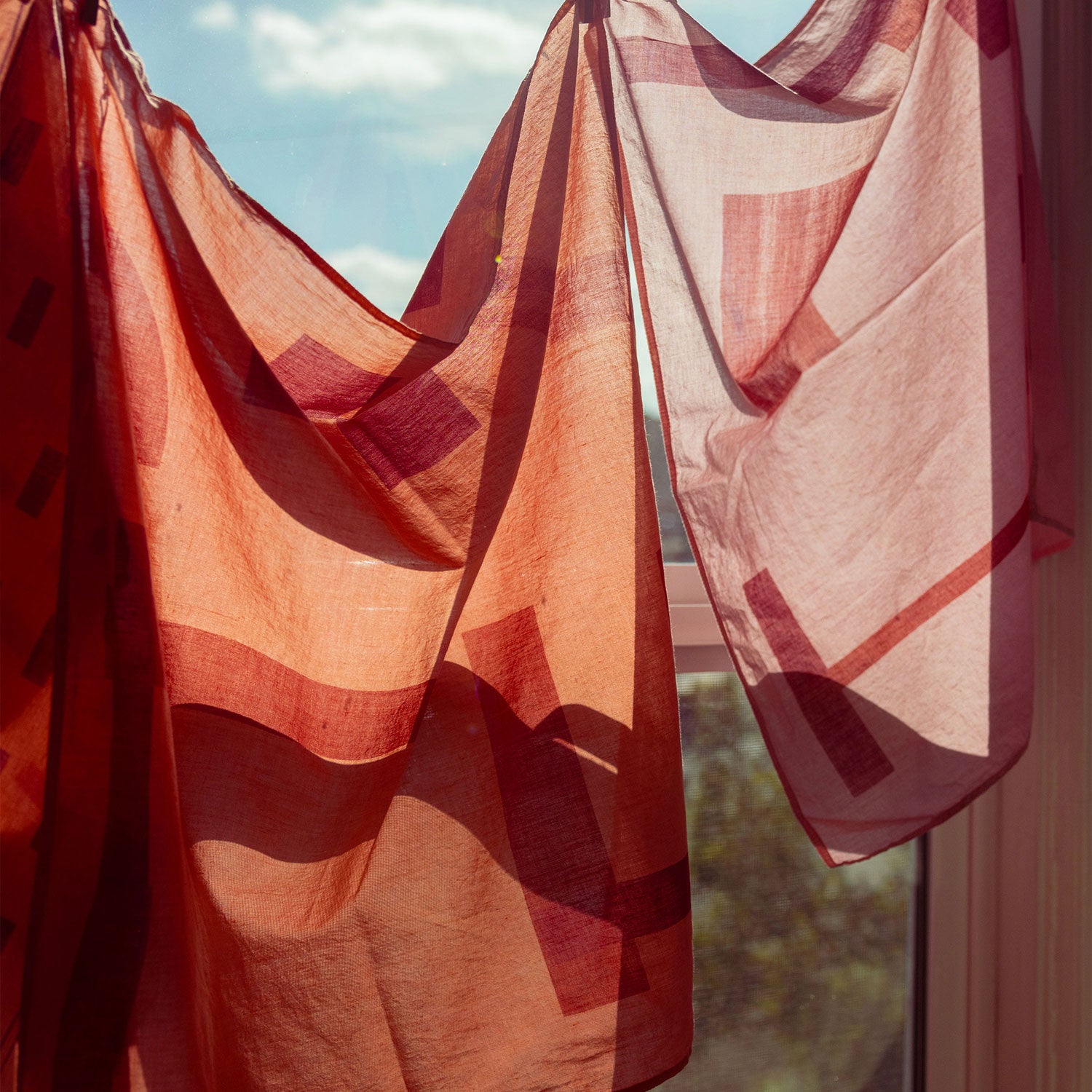 Naturally Dyed Cotton Square