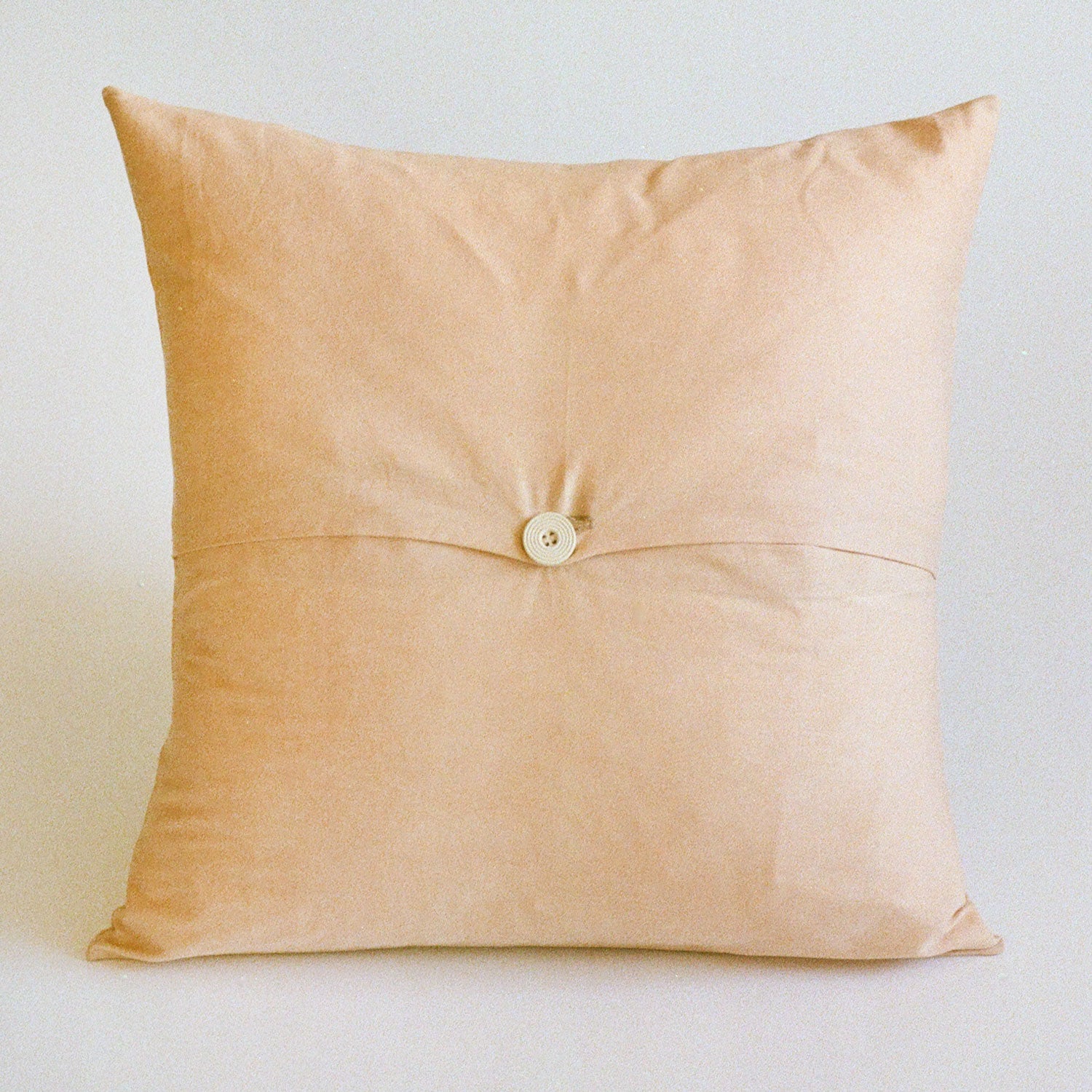 The Keyboard Pillow Cover in Peach Cranberry