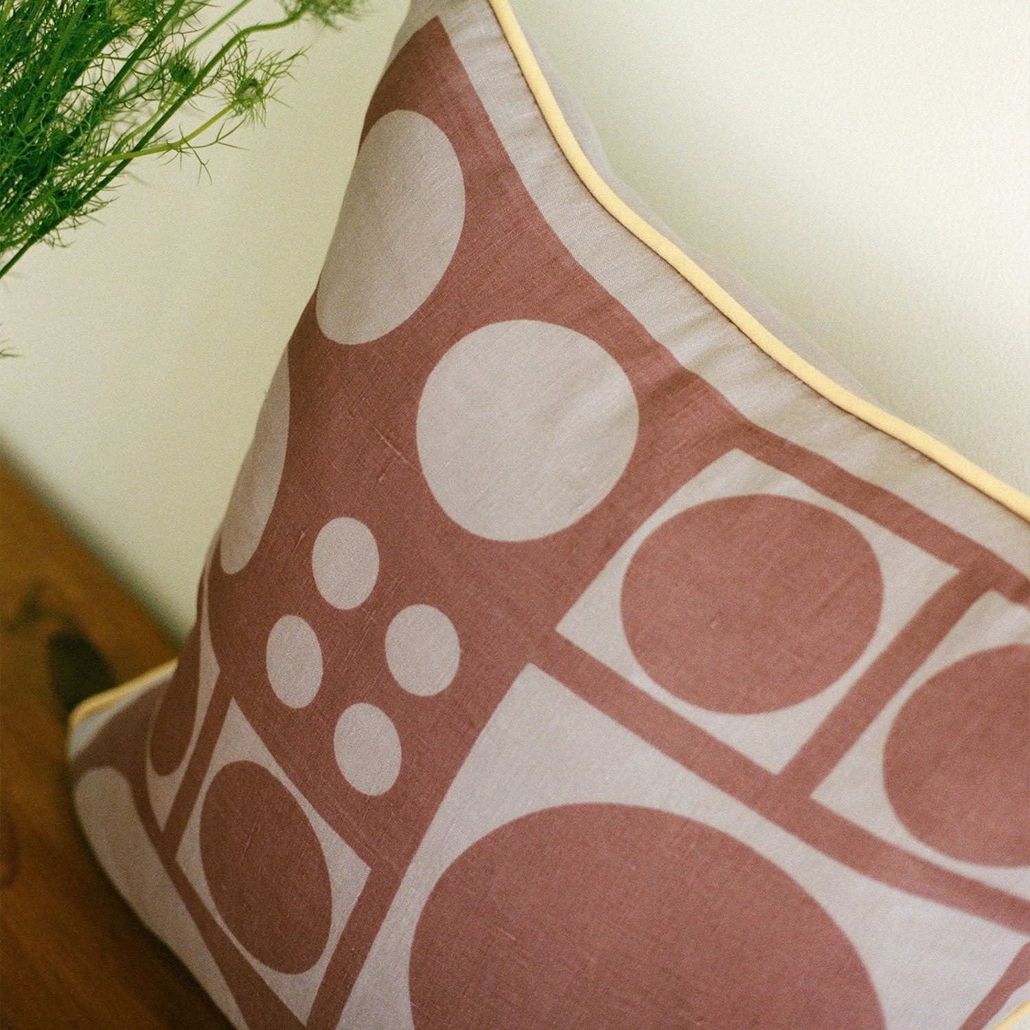 Connect Four Pillows- In Lavender and Eggplant