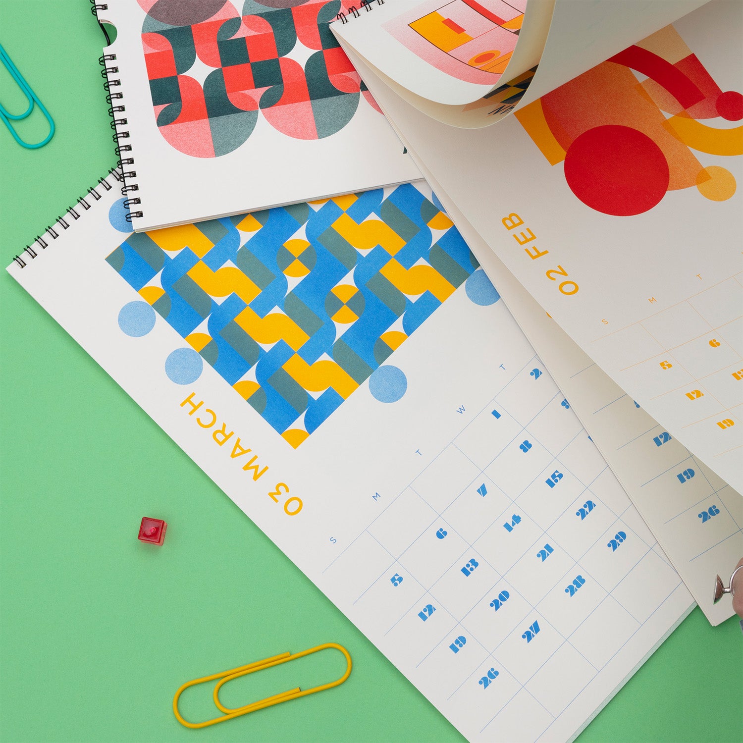 2023 Riso Calendar Current Shapes