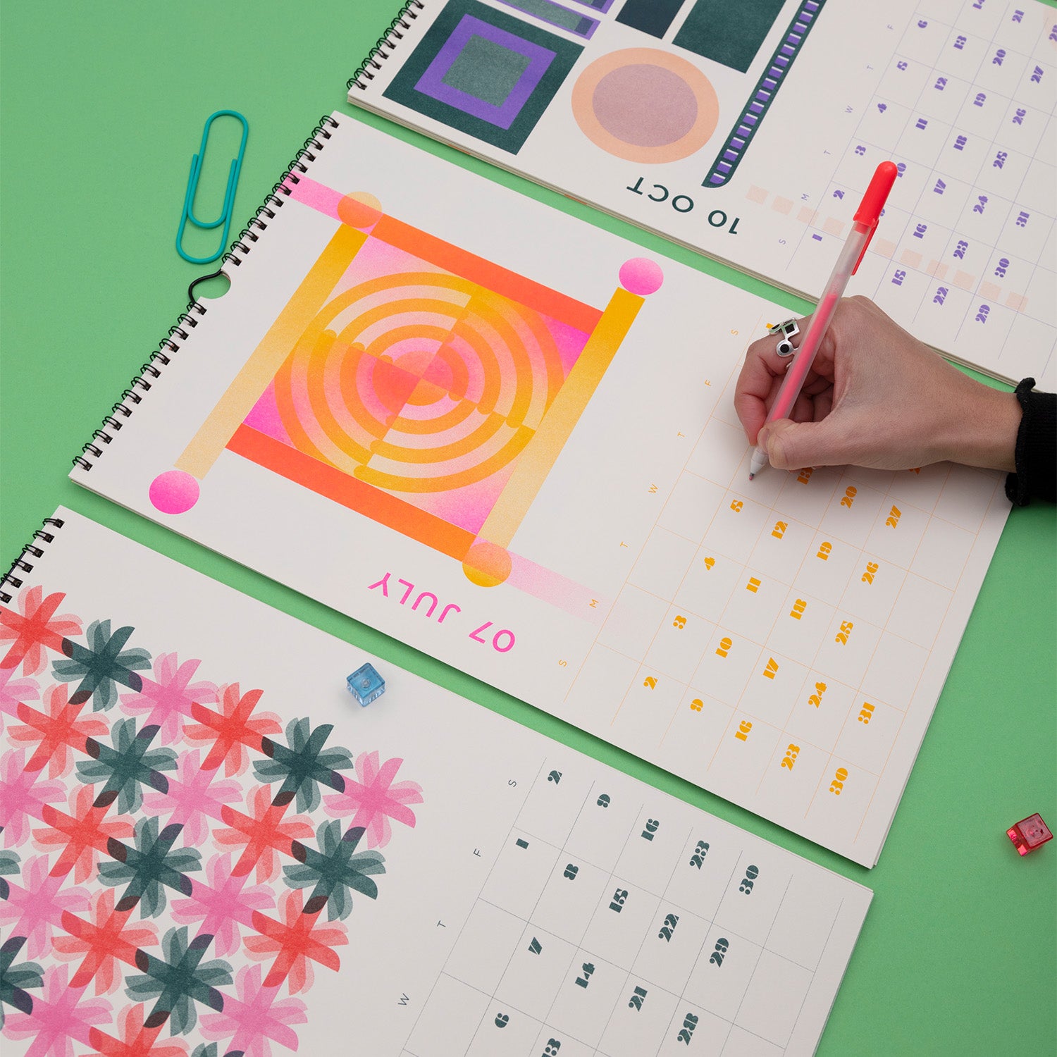 2023 Riso Calendar Current Shapes